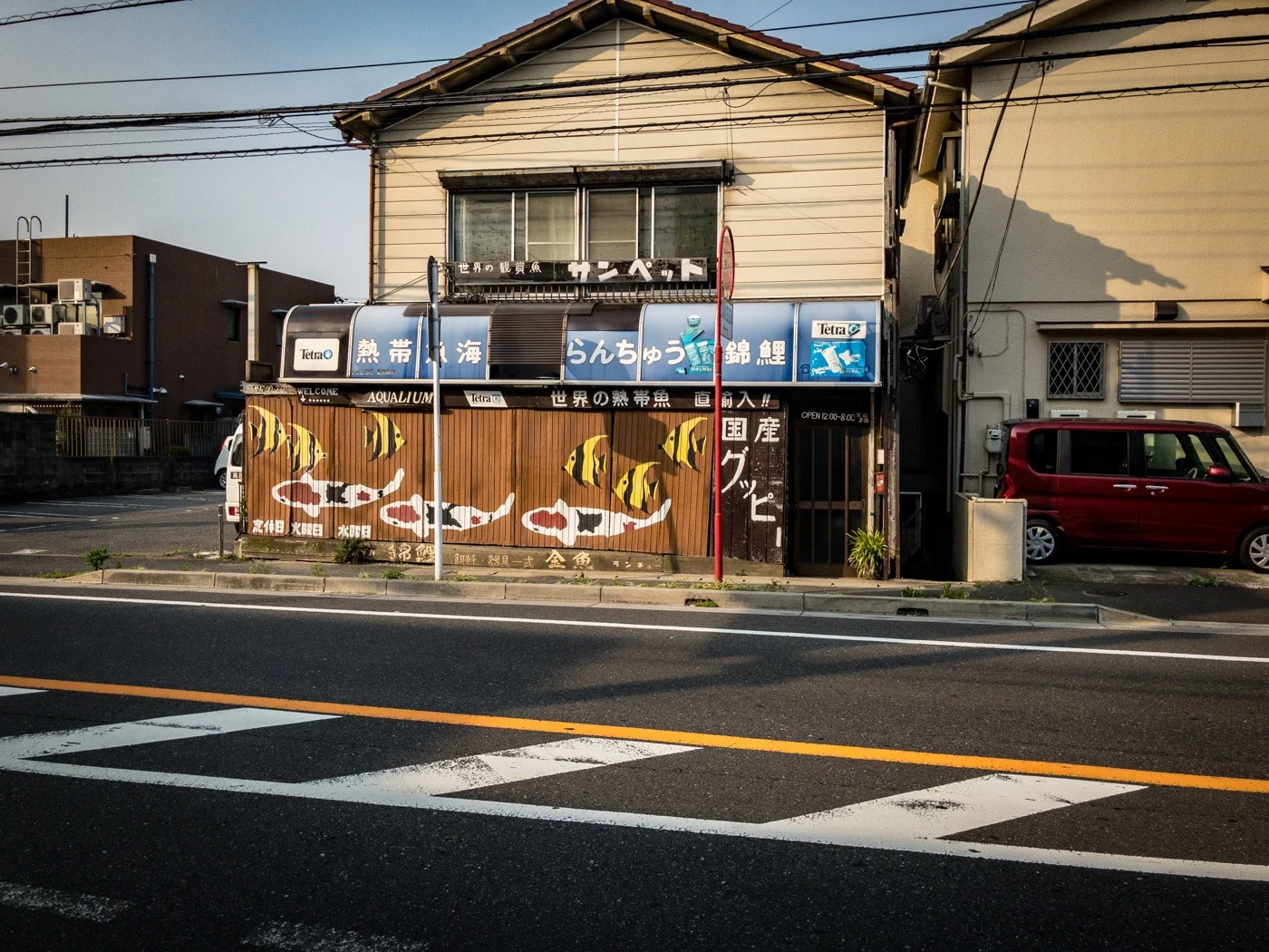 昔IKEAに行くときによく見かけた熱帯魚の店