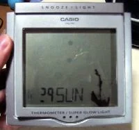 液晶がぐしゃーと