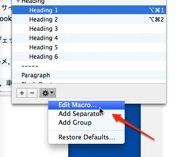 Formatting Macros 1
