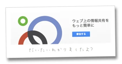 Google+だいぶわかってきました