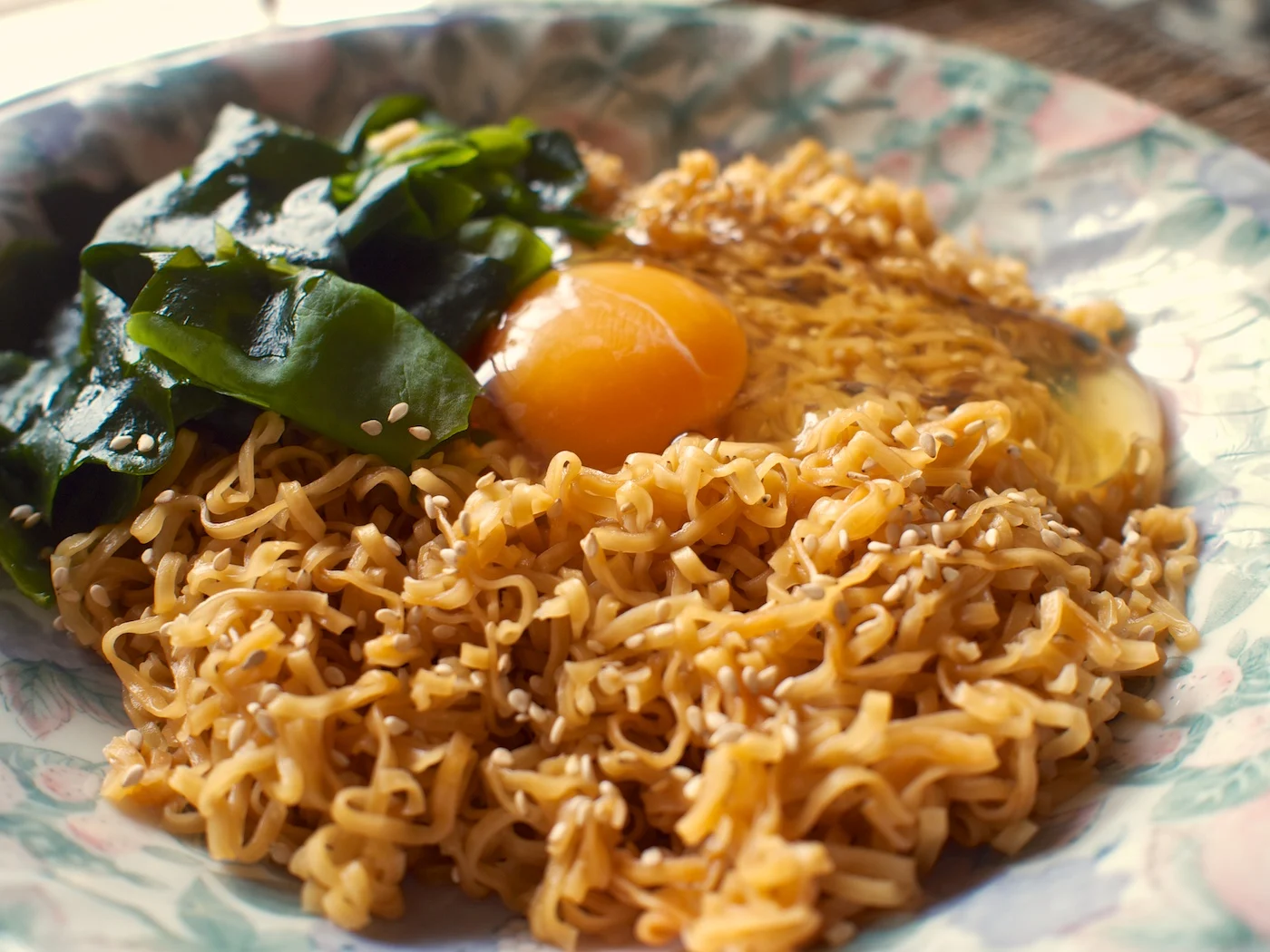 かまたまチキンラーメンに酢とラー油を試してみた