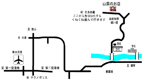 白糸の滝地図